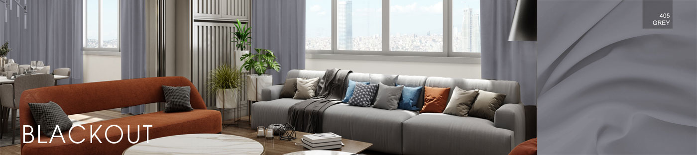 Tkaniny zaciemniające balckout grey405