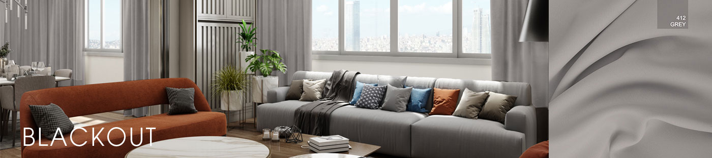 Tkaniny zaciemniające balckout grey412