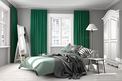 tkanina blackout green457